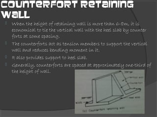 Counterfort Examples Theory of structures | PPT