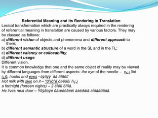 Theory of translation | PPTX