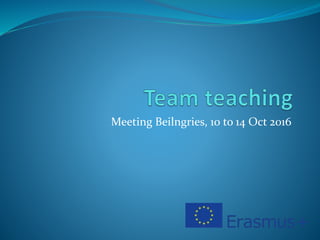 Meeting Beilngries, 10 to 14 Oct 2016
 