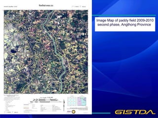 Image Map of paddy field 2009-2010 second phase, Angthong Province 
