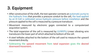 The osterberg cell static loading test | PPTX