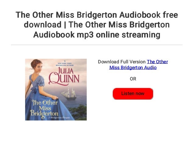 the other miss bridgerton read free online