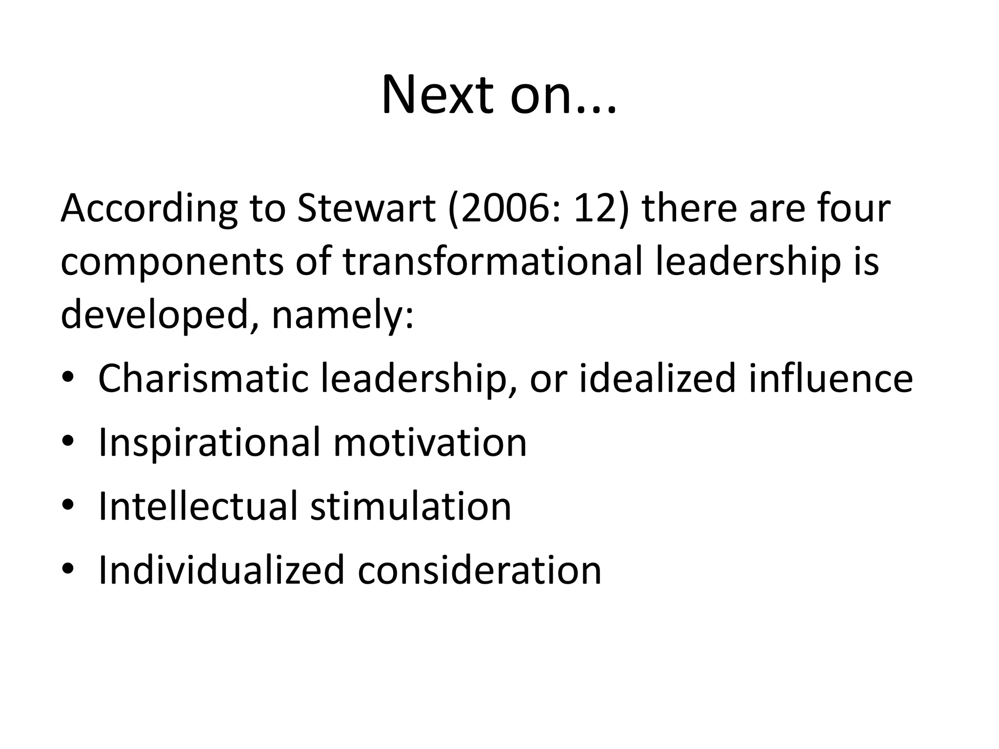 Instructional Leadership And Transformational Leadership Pptx