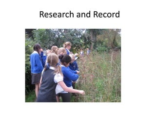 Research and Record 
 