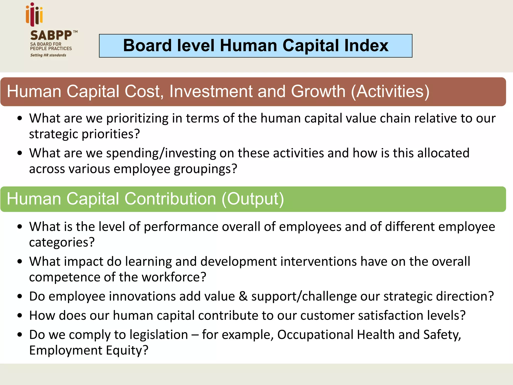 Hrd Contribution Examples Human Capital Measurement Model | PDF | Human Resources | Business