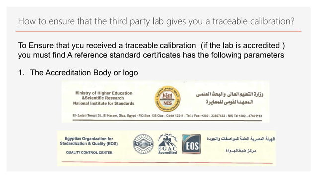 The overall meaning of metrological traceability (Calibration ...