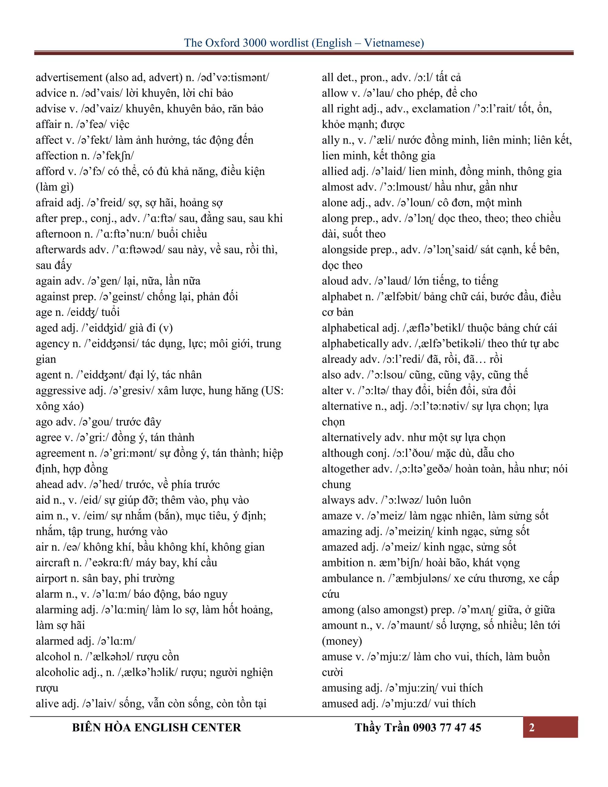 The oxford 3000 wordlist | PDF