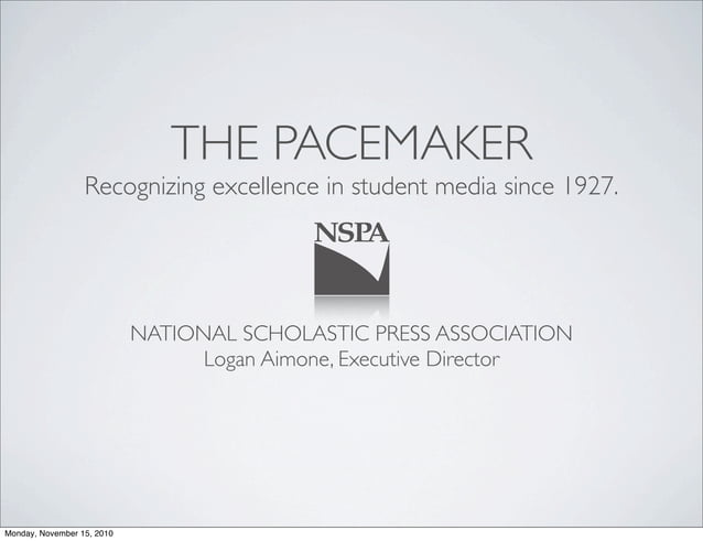 The NSPA Pacemaker Fall 2010 | PDF