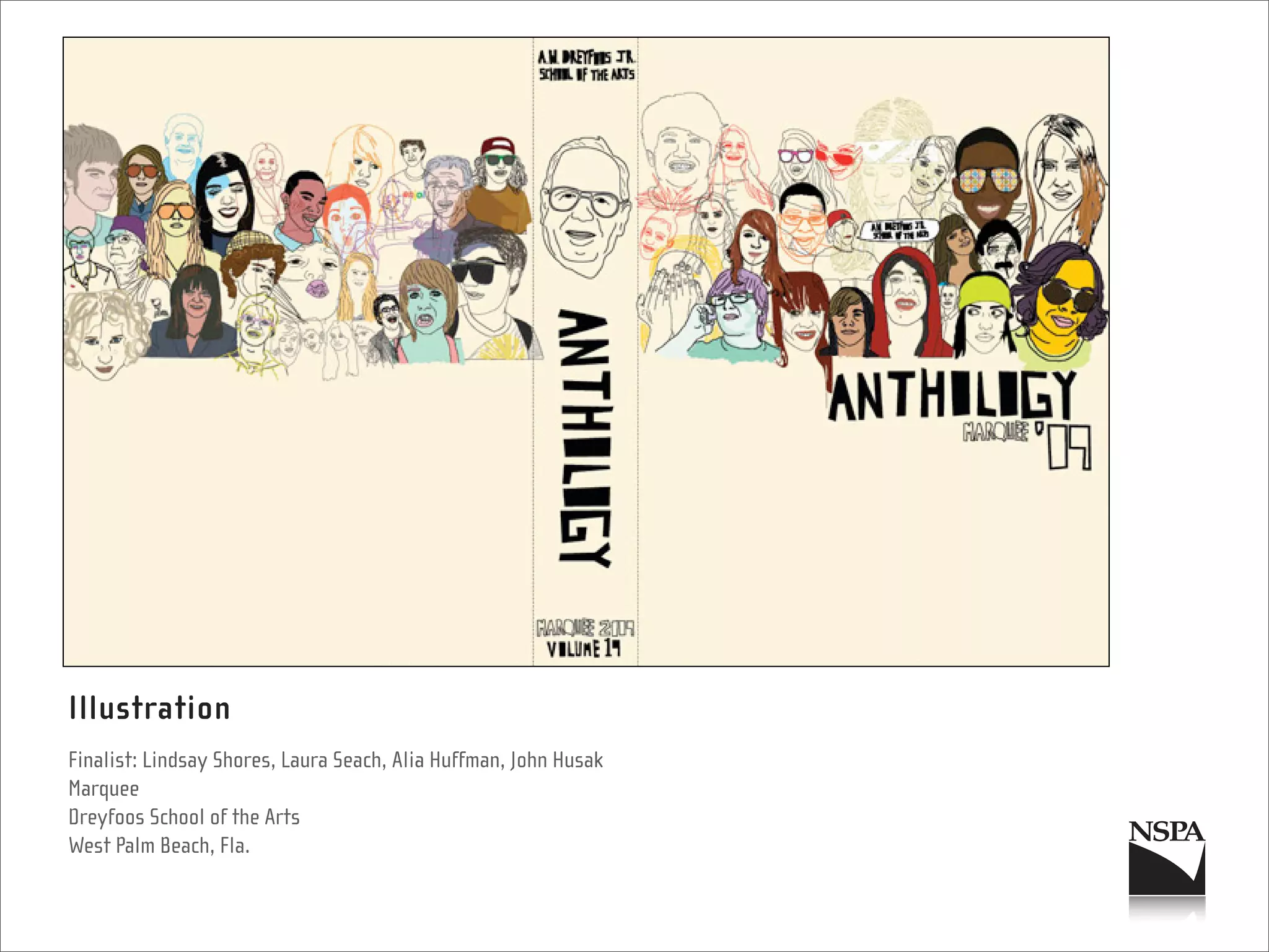 Illustration
Finalist: Lindsay Shores, Laura Seach, Alia Huffman, John Husak
Marquee
Dreyfoos School of the Arts
West Palm Beach, Fla.
 