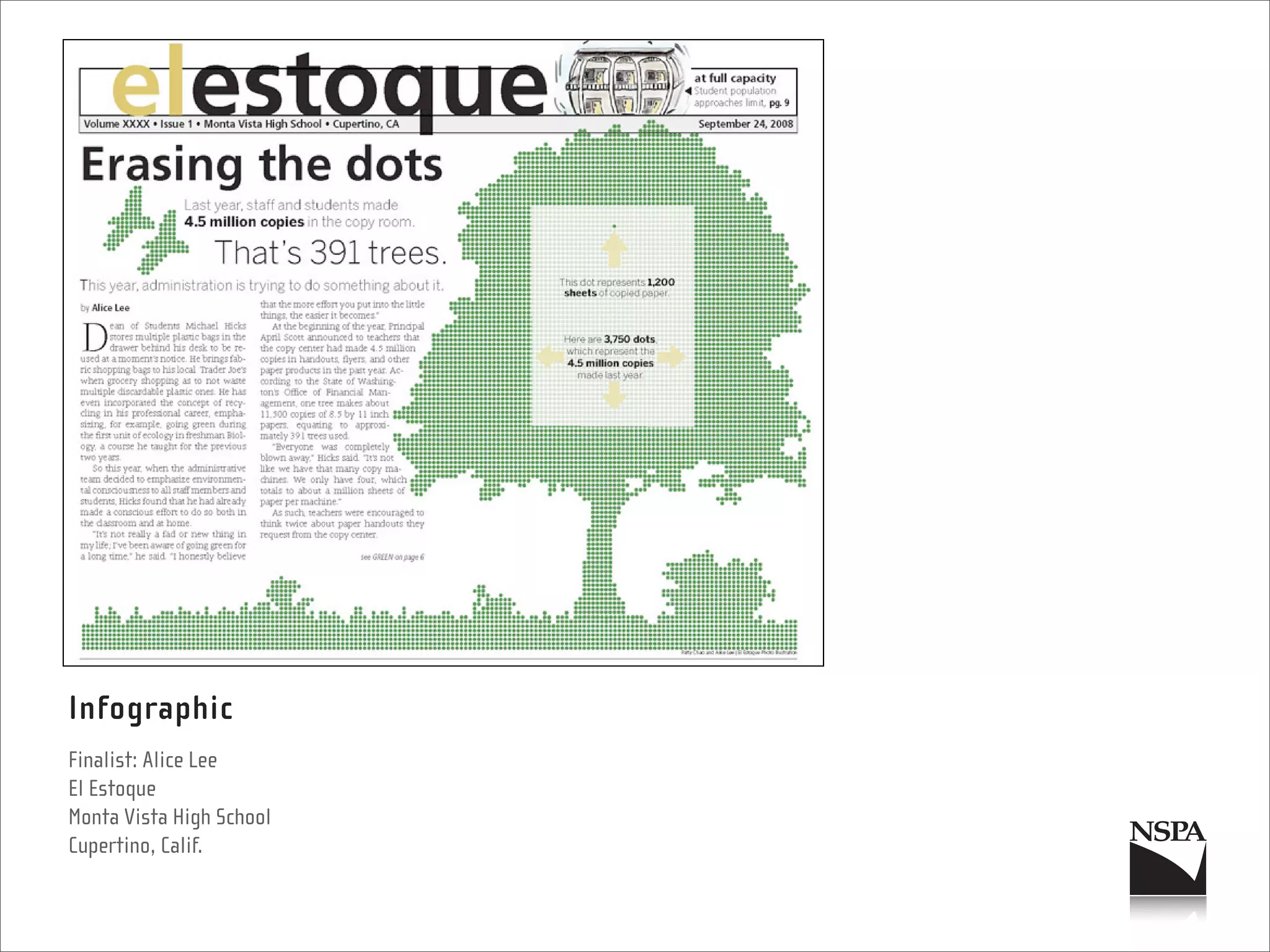 Infographic
Finalist: Alice Lee
El Estoque
Monta Vista High School
Cupertino, Calif.
 