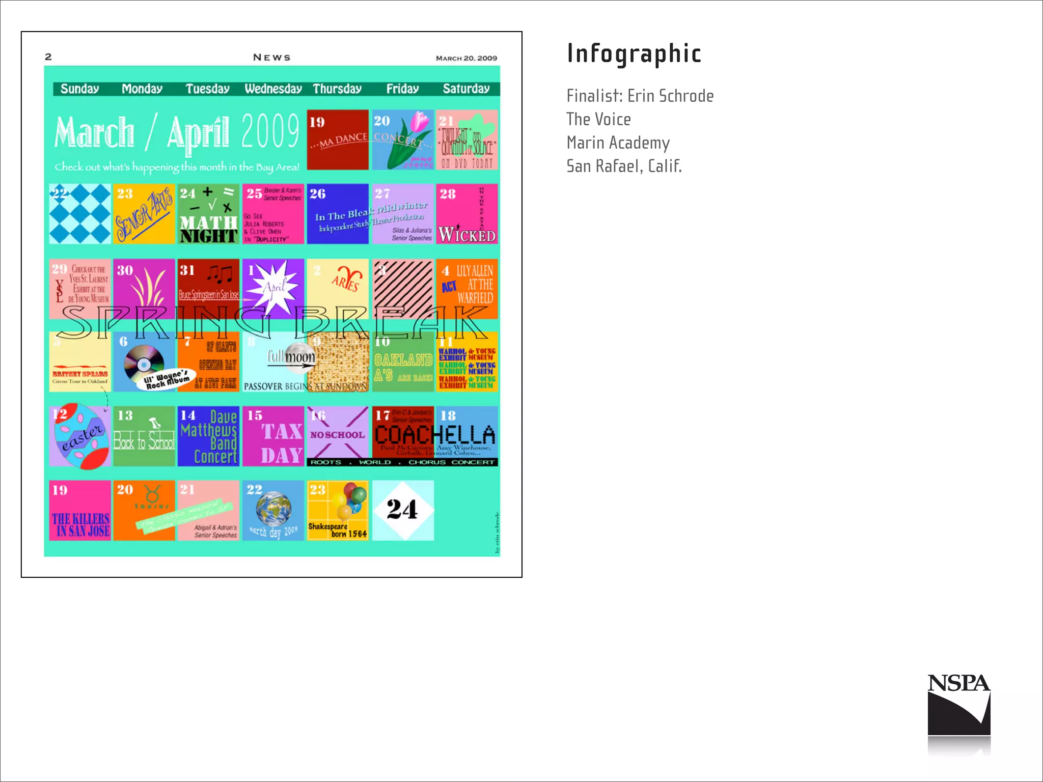 Infographic
Finalist: Erin Schrode
The Voice
Marin Academy
San Rafael, Calif.
 
