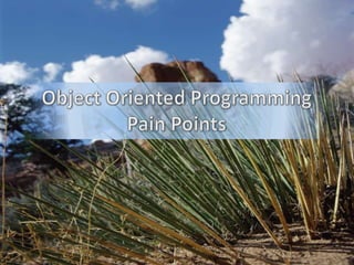 Object Oriented Programming Pain Points 