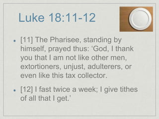 The Parable of the Pharisee and the Tax Collector | PPTX
