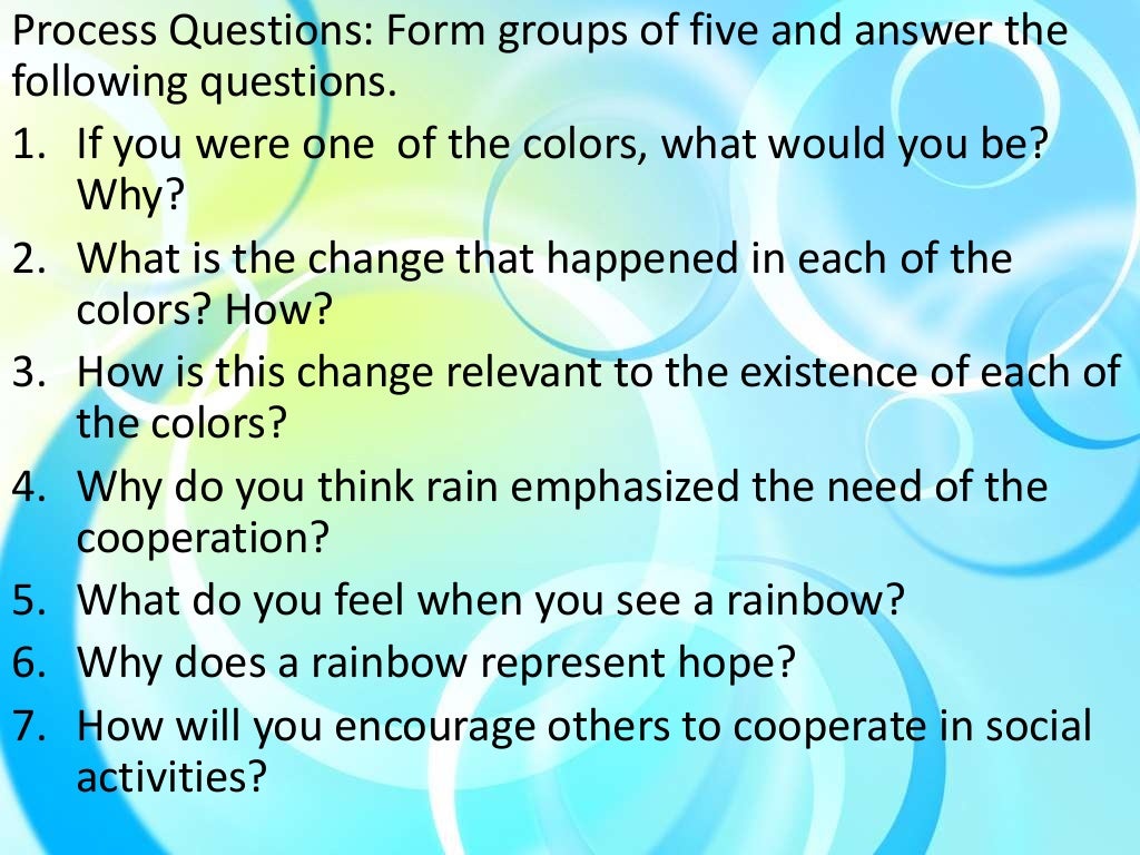 The Parable Of The Rainbow Colors By Juan M Flavier