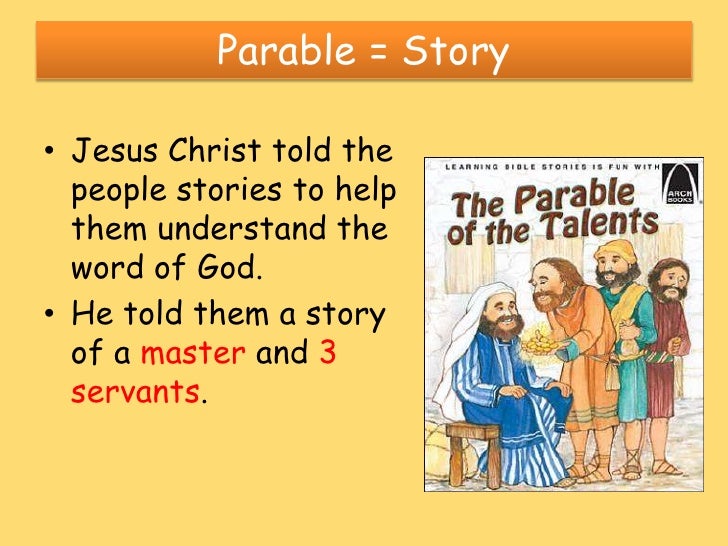 The parable of the talents