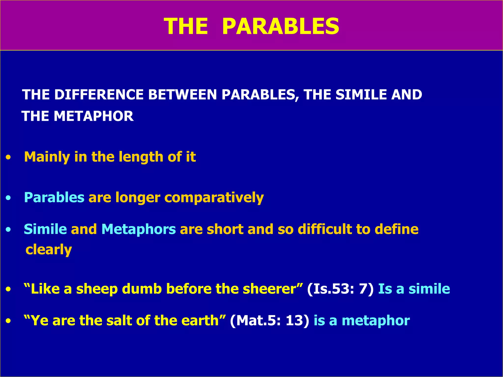 Parable Definition Math The Parables | PPT | Christianity | Religion & Spirituality