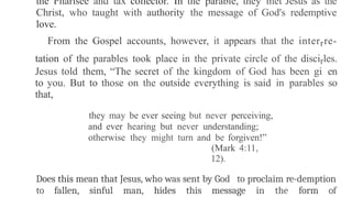 Understanding the Parables of Jesus: Forms, Purpose, and Interpretation ...
