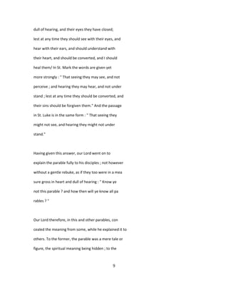 The Parables Of Our Lord Explained And Applied.