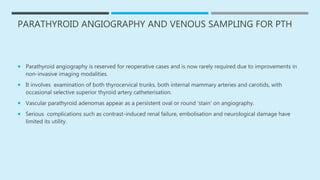 Parathyroid Sampling The parathyroid | PPTX