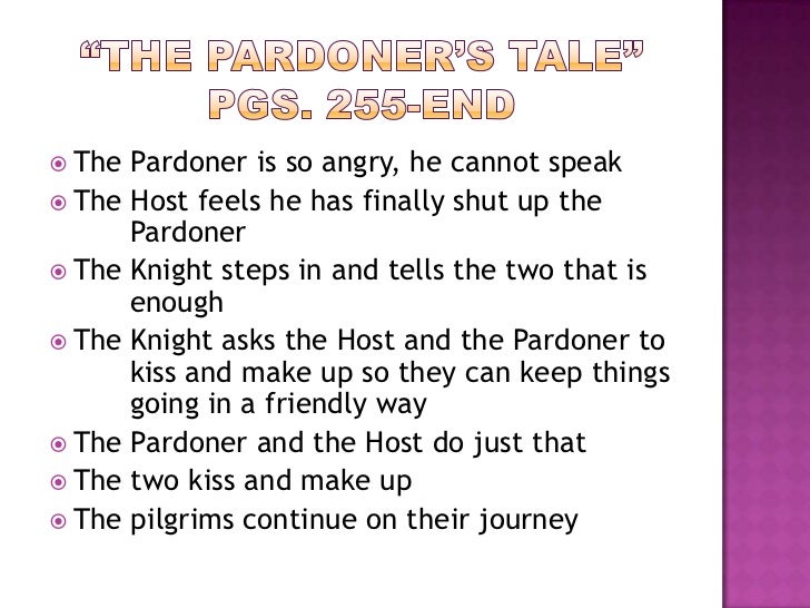 The pardoner’s tale 1