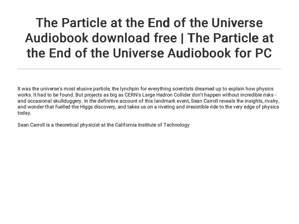 download the particle at the end of the universe epub download the particle at the end of the universe epub