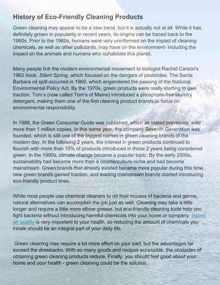 Environment: The Past, Present, & Future | PPTX