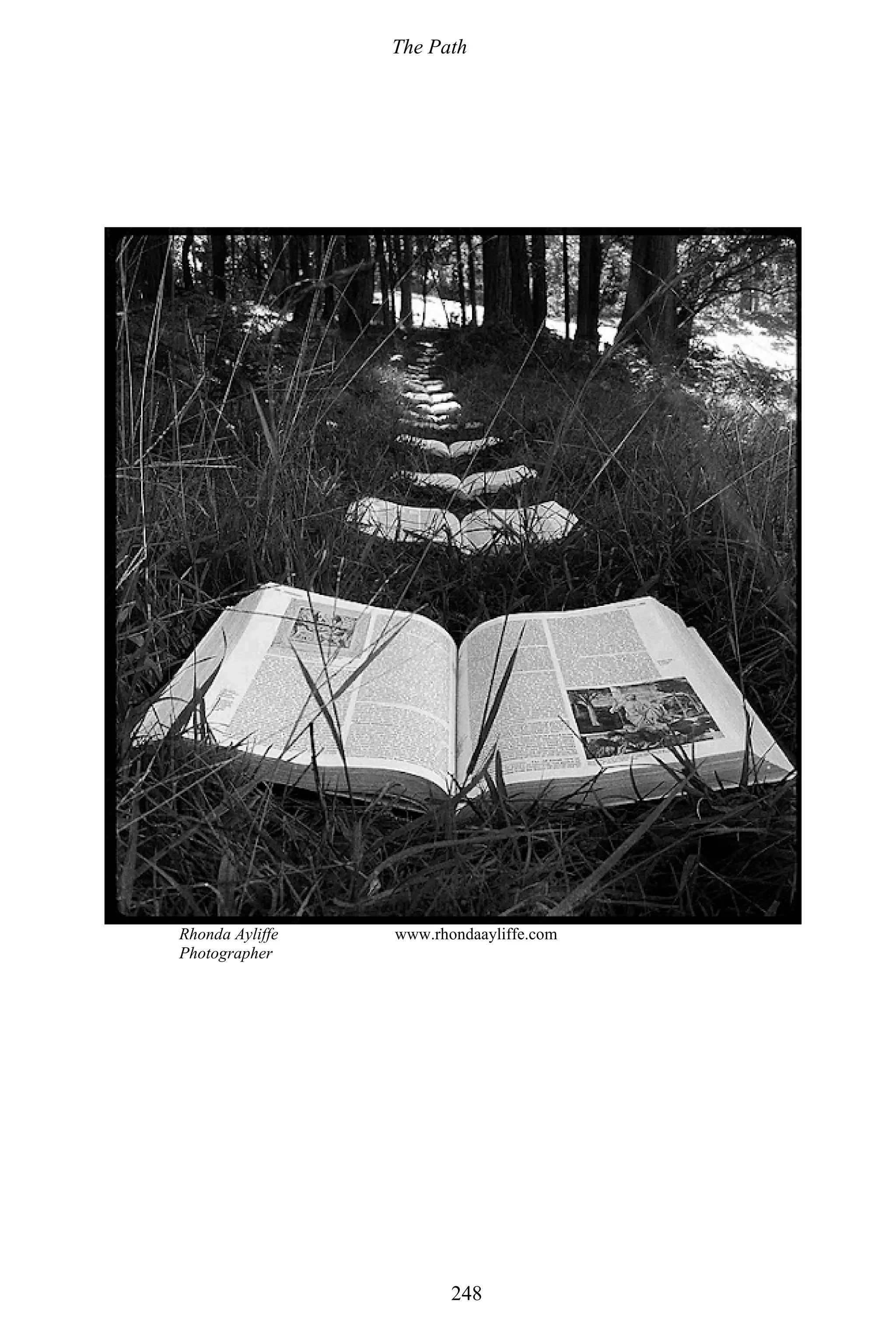 The Path
248
Rhonda Ayliffe www.rhondaayliffe.com
Photographer
 