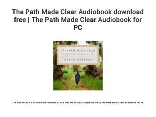 The Path Made Clear Audiobook download
free | The Path Made Clear Audiobook for
PC
The Path Made Clear Audiobook download | The Path Made Clear Audiobook free | The Path Made Clear Audiobook for PC
 