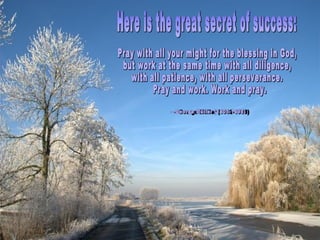 The path of_most_persistence