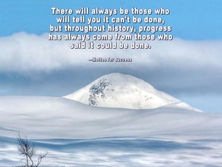 The path of_most_persistence