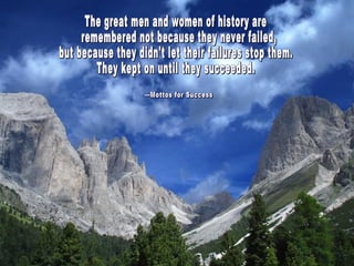 The path of_most_persistence