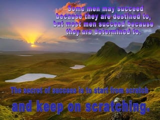 The path of_most_persistence