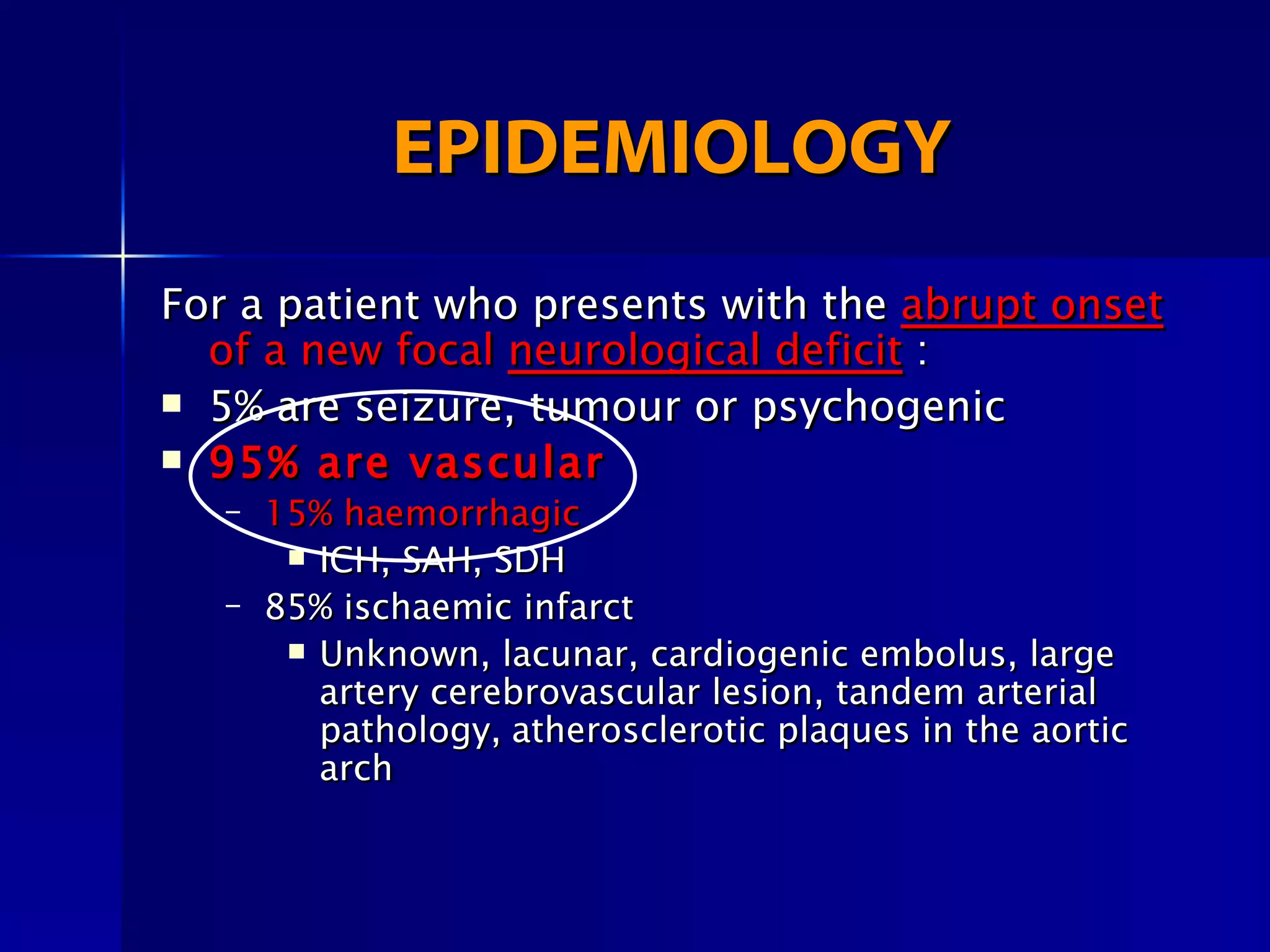 The Pathophysiology And Management Of Hemorrhagic Stroke | PPT