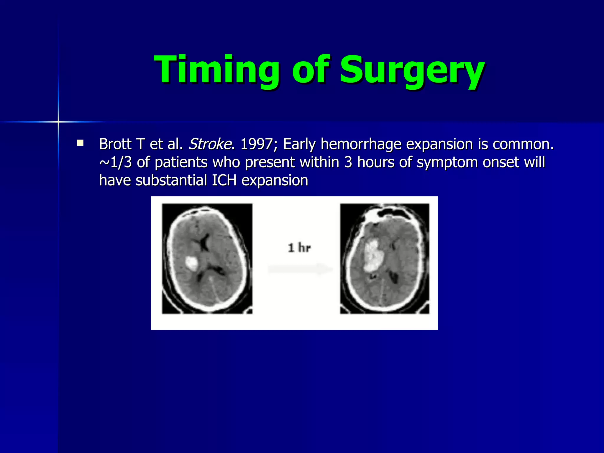 The Pathophysiology And Management Of Hemorrhagic Stroke | PPT