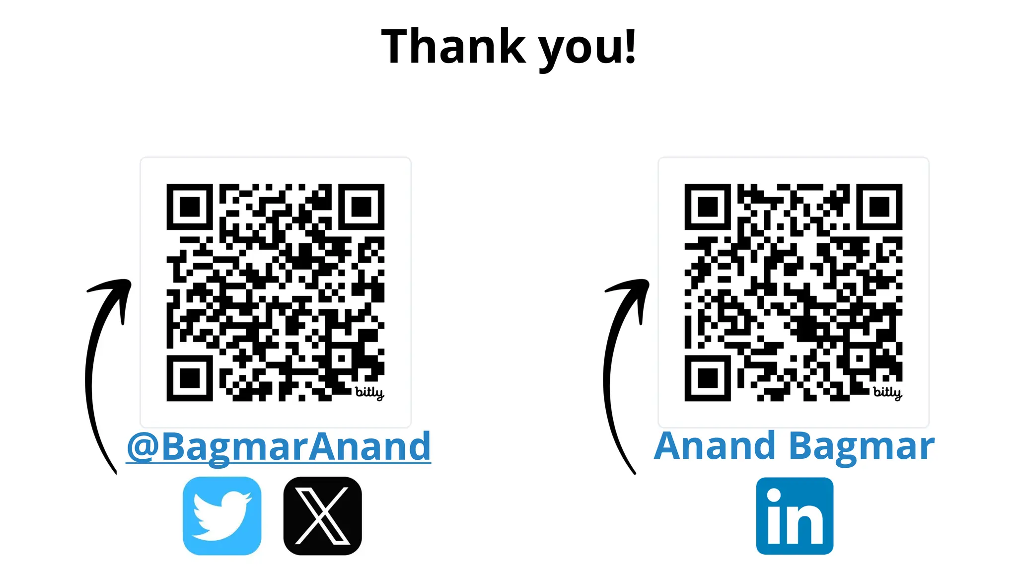 @BagmarAnand
@BagmarAnand
@BagmarAnand
Anand Bagmar
@BagmarAnand
Thank you!
 