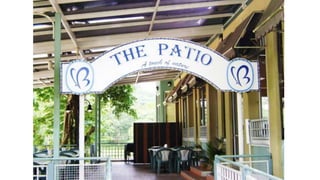 The patio