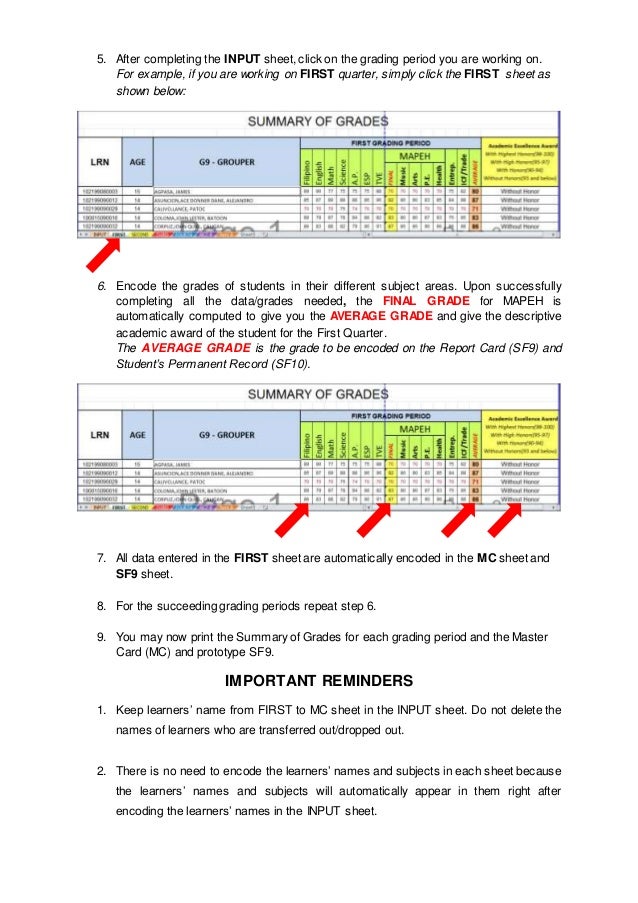 sheet grading grade mapeh 6 electronic aka eForm form Unified Philippine Assessment PAU sheet grading grade mapeh 6 electronic aka eForm form Unified Philippine Assessment PAU