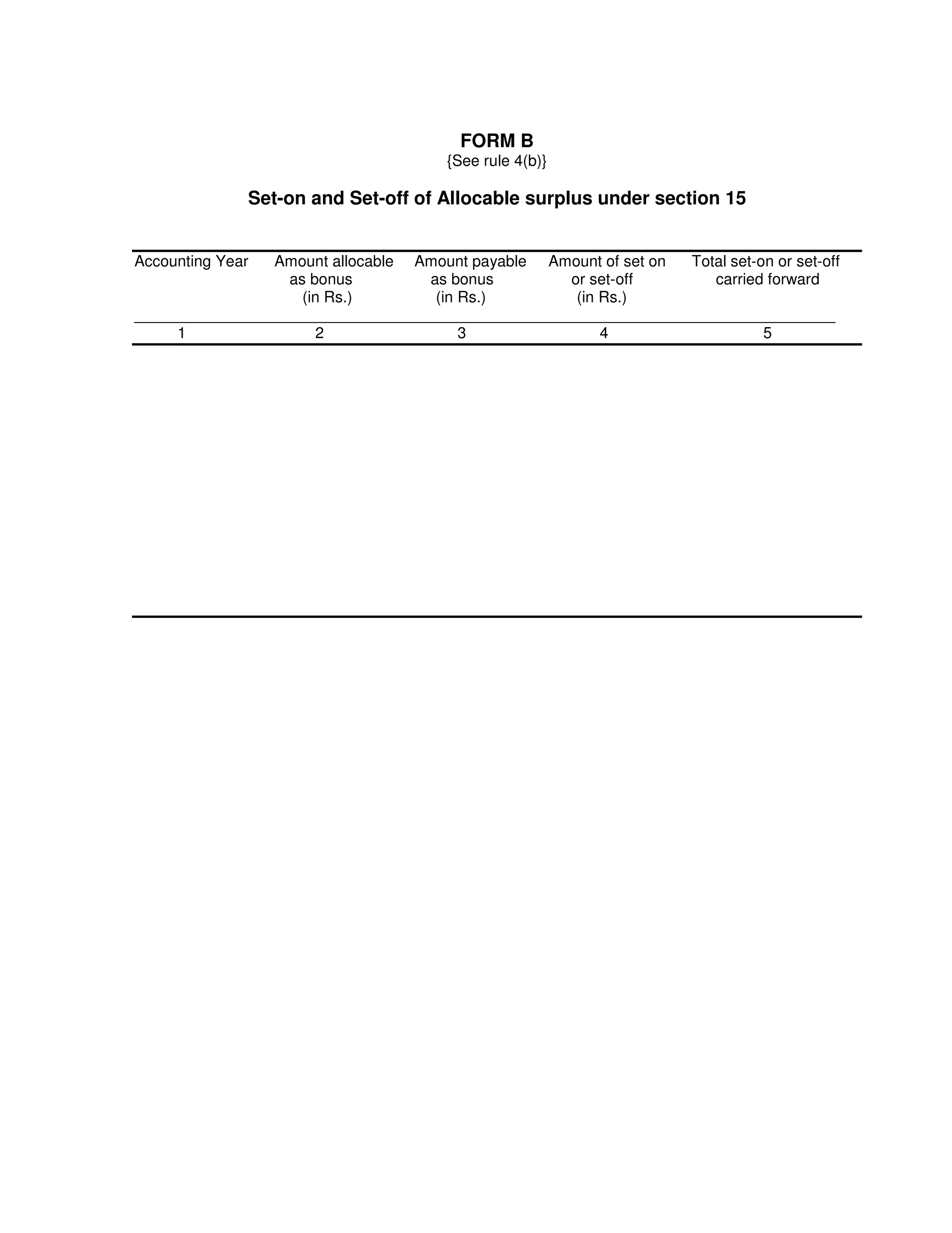 Bonus Return Form D.pdf The Payment of Bonus Rules 1975 | PDF