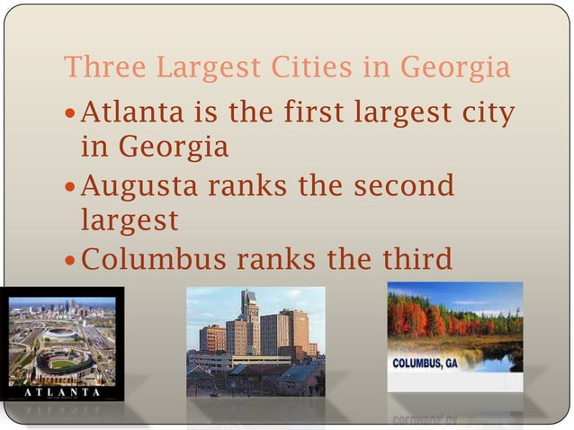 The peach state georgia