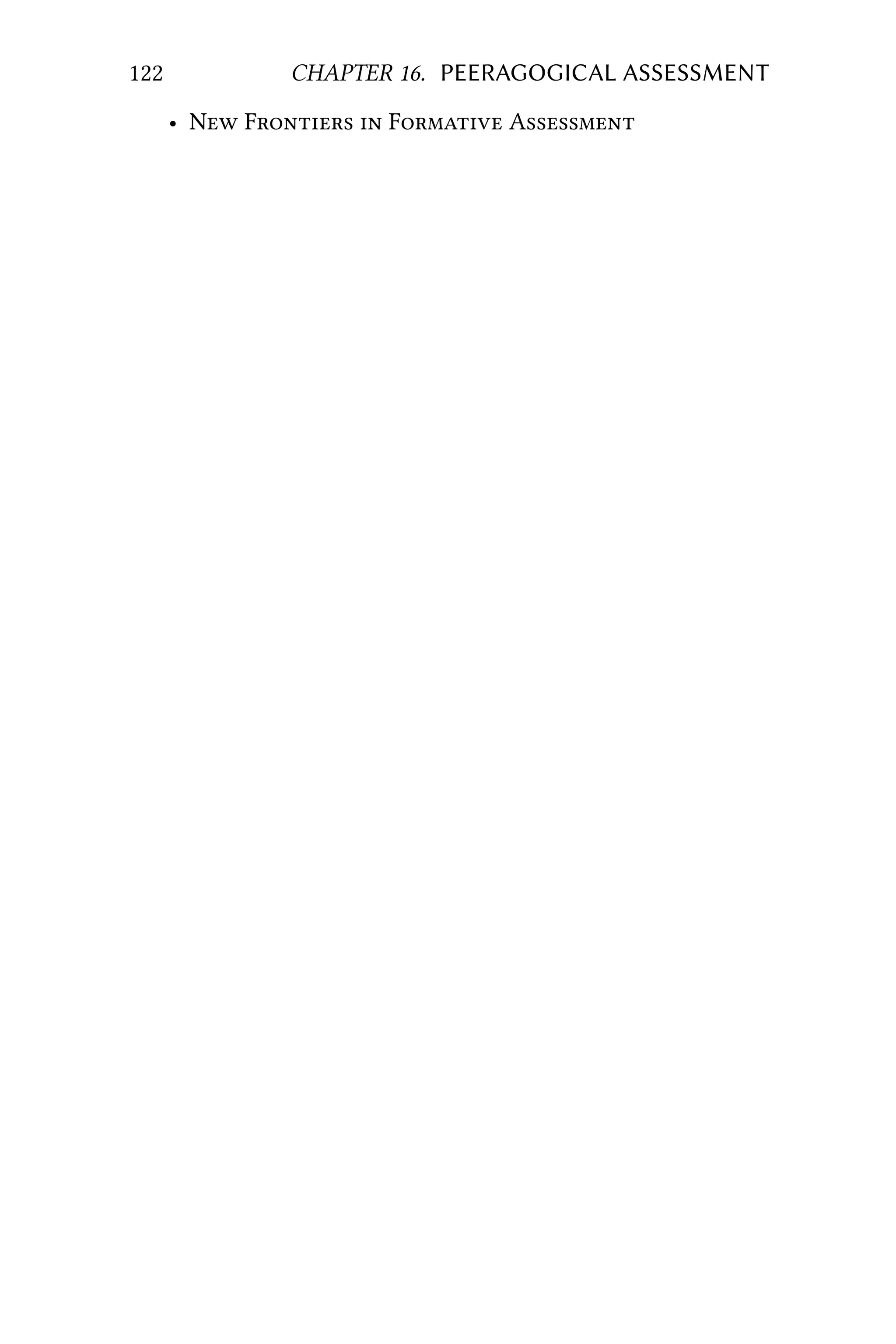 122 CHAPTER 16. PEERAGOGICAL ASSESSMENT
• N F  F A
 