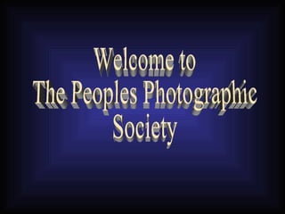 The Peoples Photographic Society