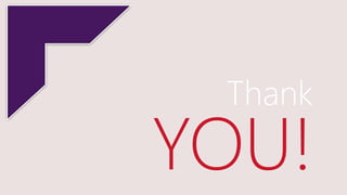 Thank
YOU!
 