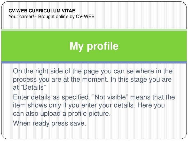 the perfect cv resume demo