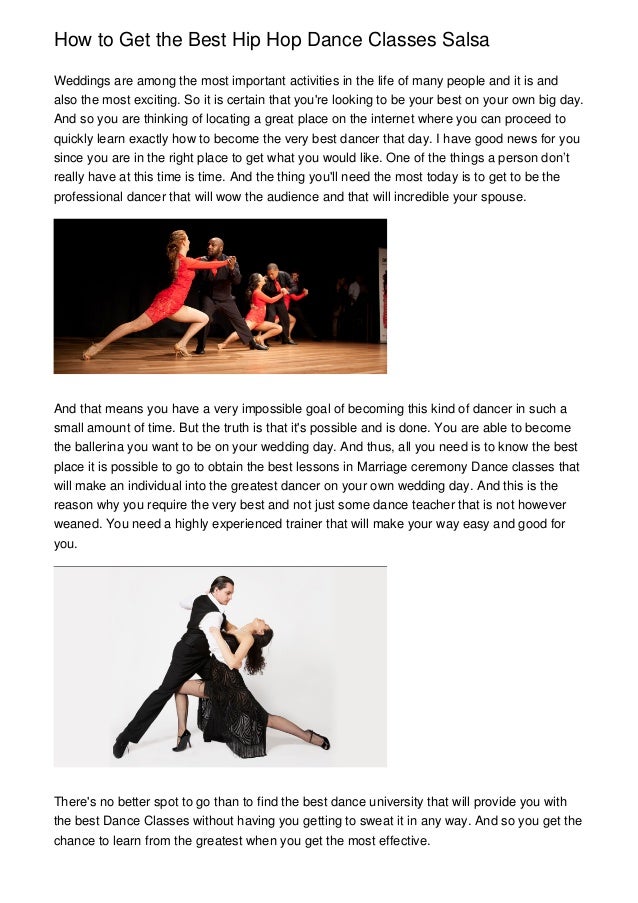best hip hop dance