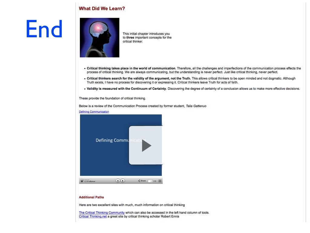 The Perfect Distance Learning Module