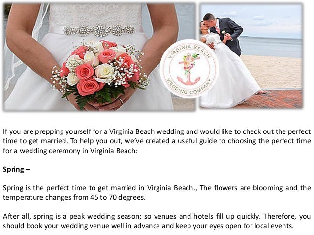 The Perfect Time For A Virginia Beach Wedding