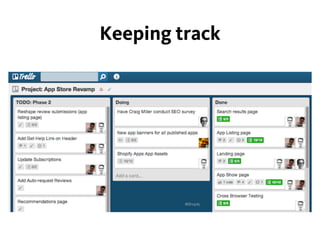 @Shopify
Keeping track
 