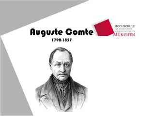 Auguste Comte
1798-1857
 