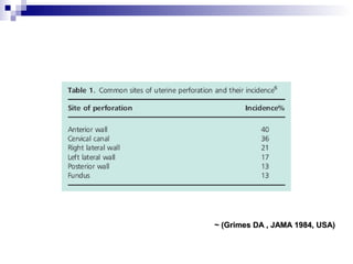 ~ (Grimes DA , JAMA 1984, USA)~ (Grimes DA , JAMA 1984, USA)
 