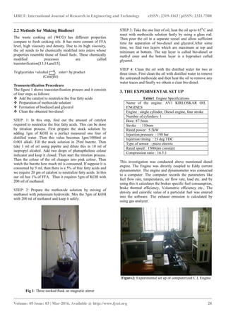 The performance and exhaust emission analysis of diesel engine using ...